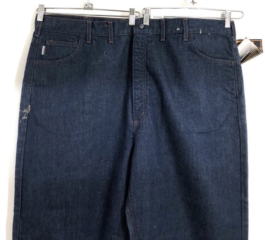 Carhartt Men's FR Flame Resistant Work Jeans Made in USA Indigo Blue 46x36 NWT