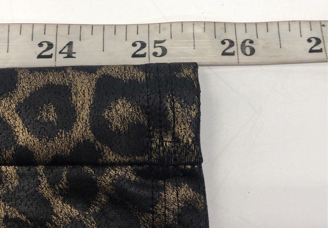 Spanx Women's Bronze Black Leopard Print Faux Leather Leggings Sz M Petite