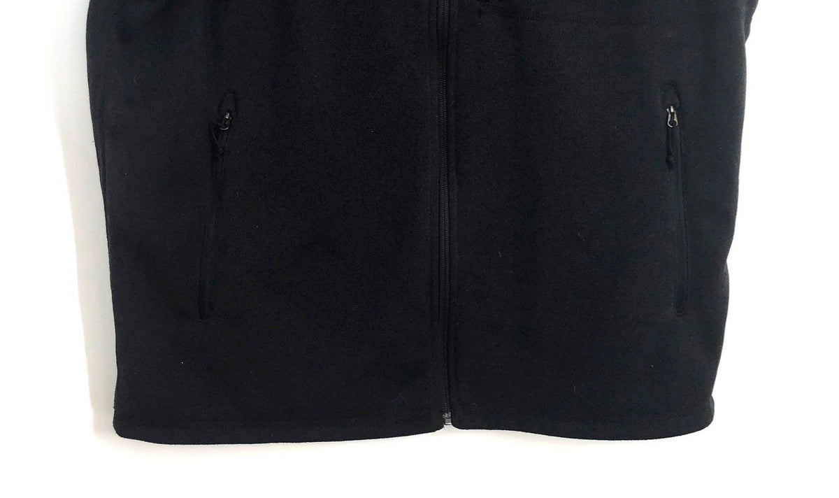 The North Face Men's Black Gordon Lyons Sweater Fleece Full Zip Vest Size XL
