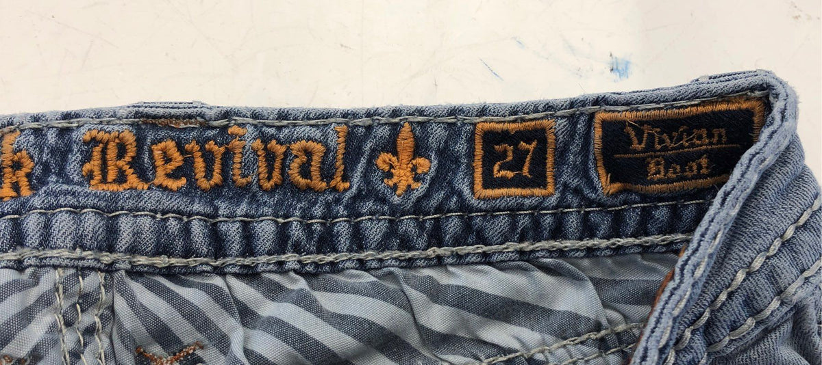 Rock Revival Women's Blue Denim Bootcut Jeans - Size 27