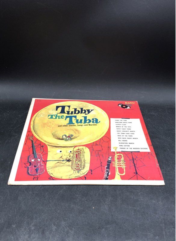 Peter Pan, Tubby The Tuba, Winnie The Pooh & More Vinyl Records Lot Of 5