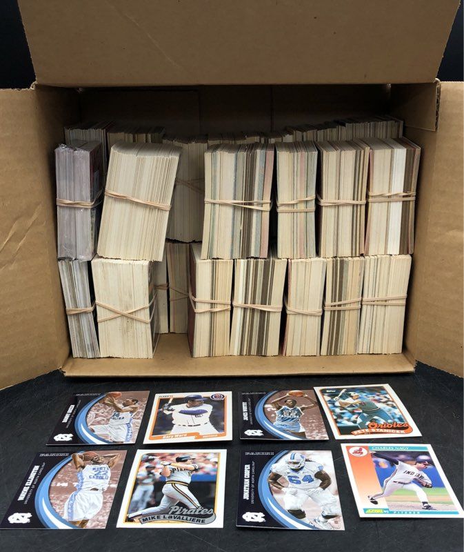 10.7 lbs. Lot Of Topps Fleer Panini Baseball MLB Cards. Medium Box, Unsorted