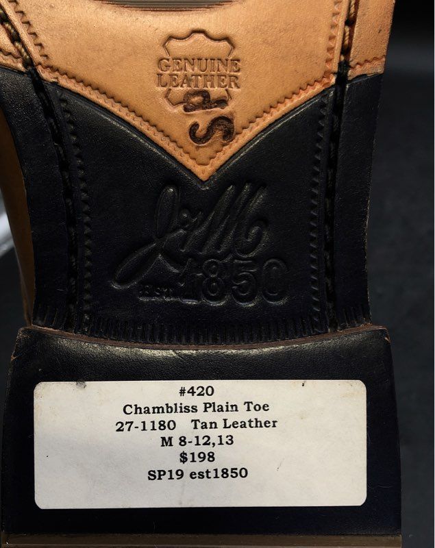 Johnston & Murphy Men's Tan Oxford Dress Shoes - Size 9M