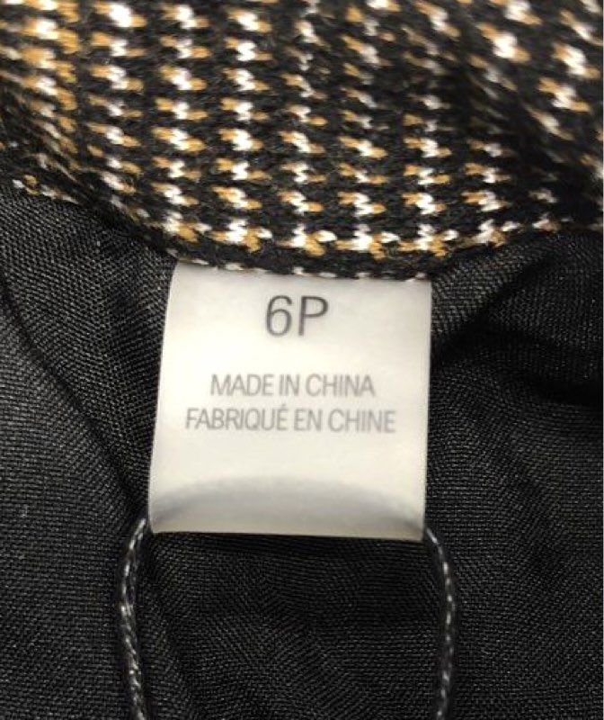 Tahari Women's Brown Black Plaid Petite Single Button Blazer Sz 6P NWT
