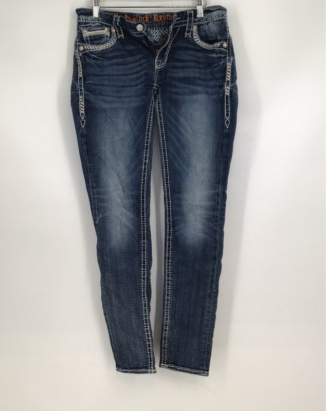 Rock Revival Women&#39;s Blue Essie Skinny Jeans - Size 29