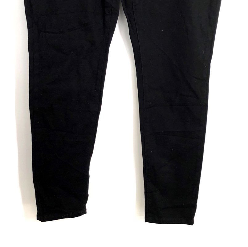 Michael Kors Women's Izzy Skinny Pants Black Cotton Stretch Size 12 NWT