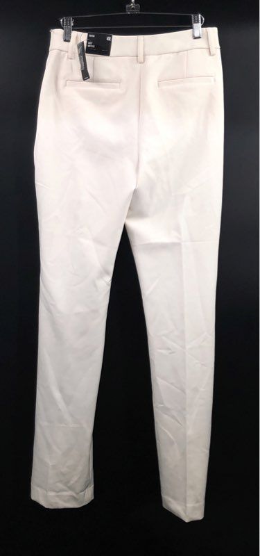 Express Women's Ivory Editor Pant Dress Trousers Slim Leg Sz 4R NWT