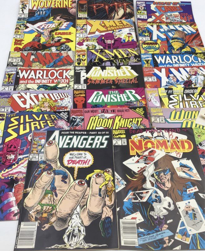 Marvel Wolverine, Wonder Man, X-Man, The Punisher &amp; More Comic Books Lot