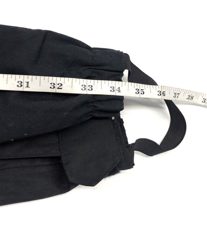 Vintage Y2K Harley-Davidson Black Riding Overpants Reflective Side Zip Sz S