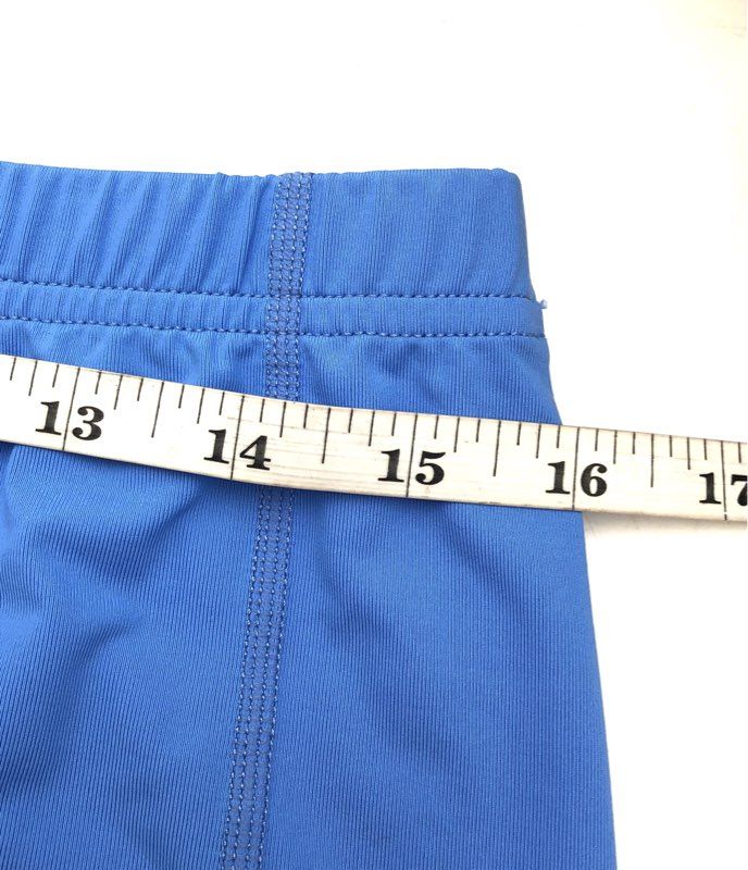 Lilly Pulitzer Women's Blue Luxletic Meryl Active Shorts UPF 50+ NWT Sz M