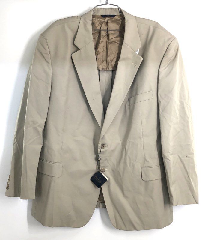 Brooks Brothers Men's Tan 2-Button Blazer Sport Coat Sz 50 REG NWT