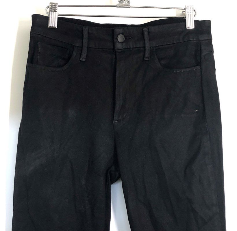 Joe's Women's Black High Rise Skinny Jeans Raw Hem Stretch Sz 28