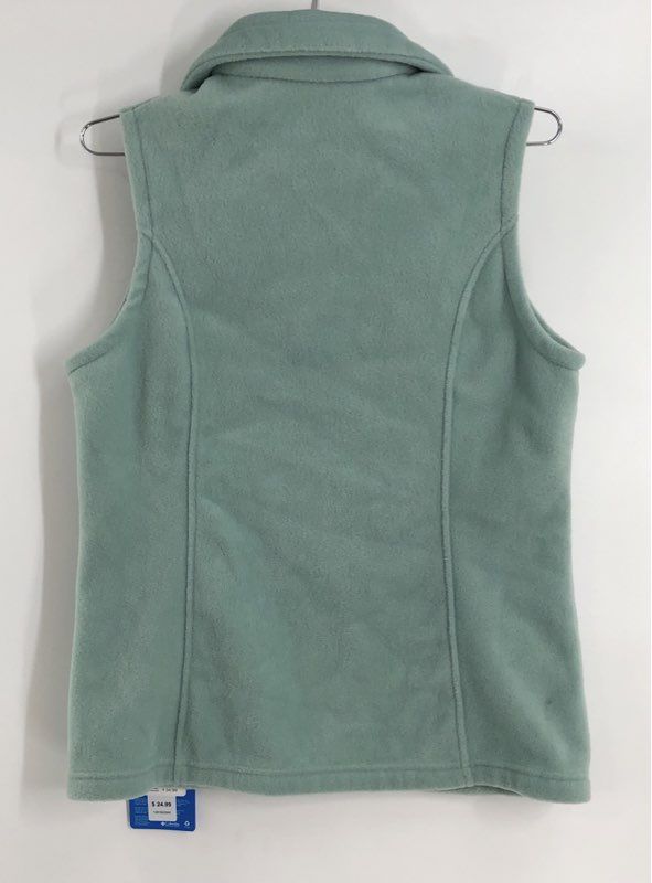 NWT Columbia Women&#39;s Green Sawyer Rapids 2.0 Full-Zip Fleece Vest - Size Small