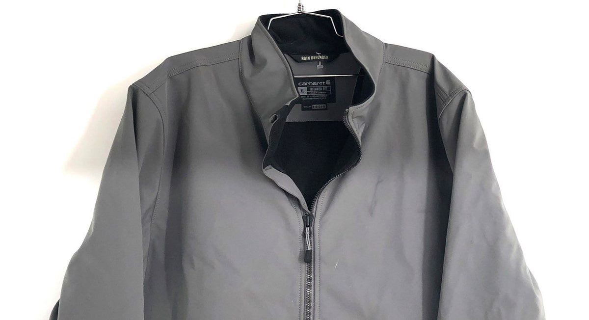Carhartt Men's Galesburg Rain Defender Softshell Jacket Gray 106438 Sz XL