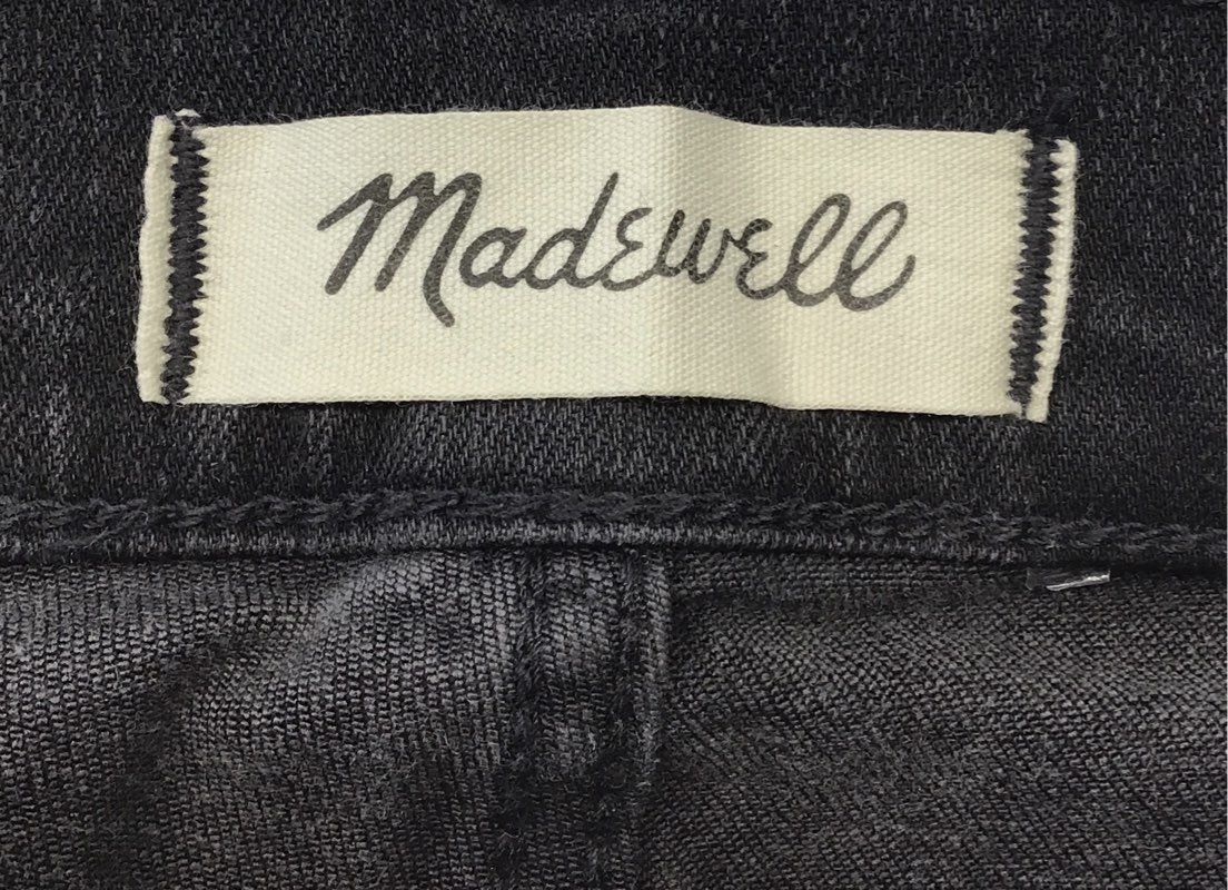 Lot 2 Madewell Women's 10" High-Rise Skinny Jeans Blue Black Button Fly Sz 29