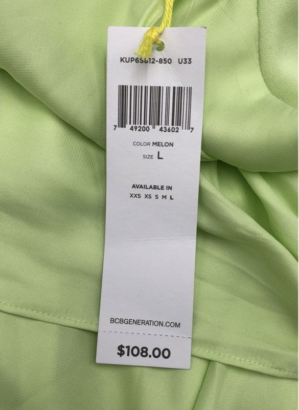 NWT BCBGeneration Women's Melon Mini Dress - Size Large