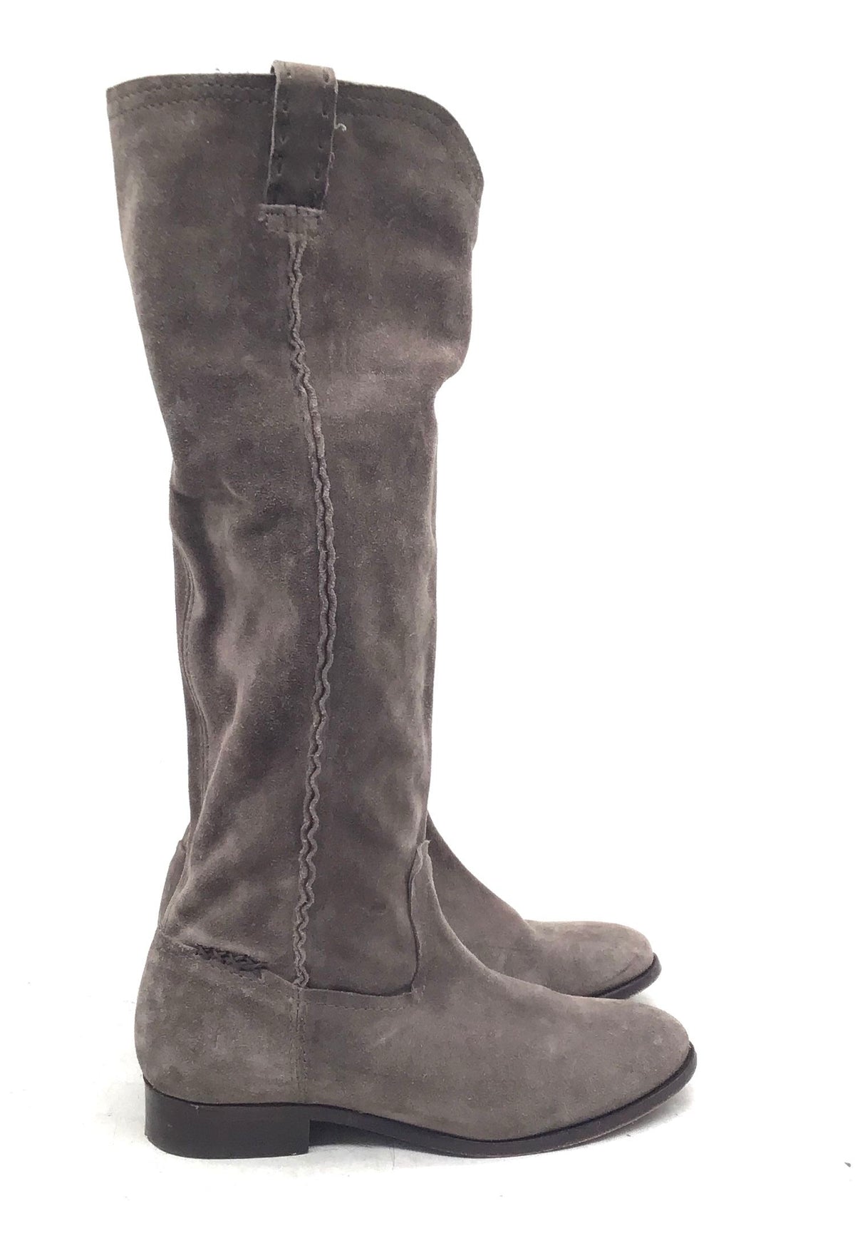 Frye Women's Cara Slouch Gray Tall Boots
