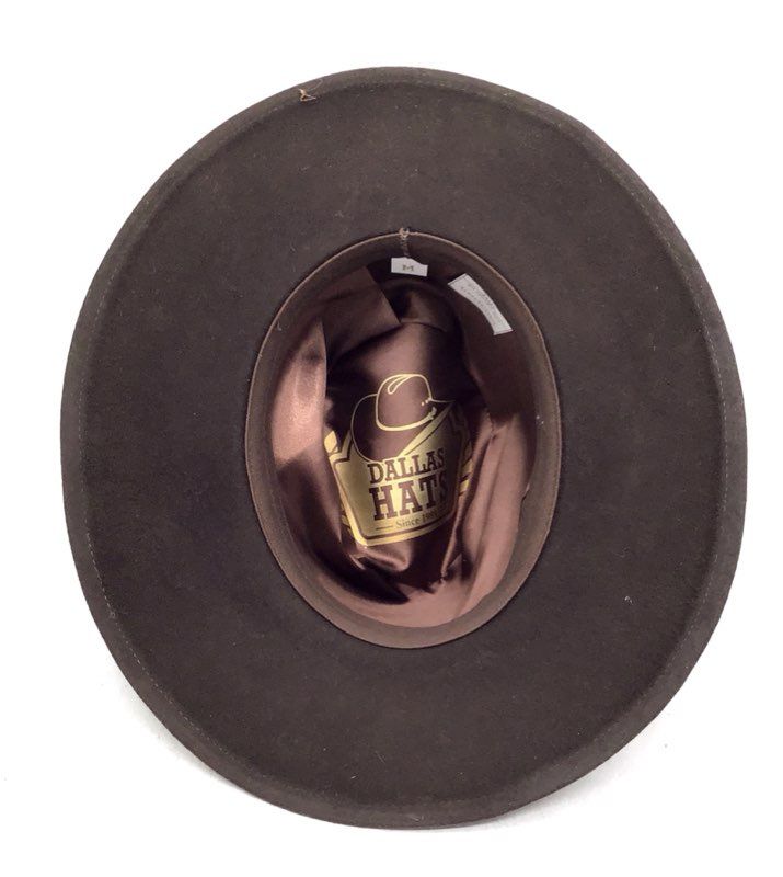 Dallas Hats Women's Brown Fedora Hat - Size M