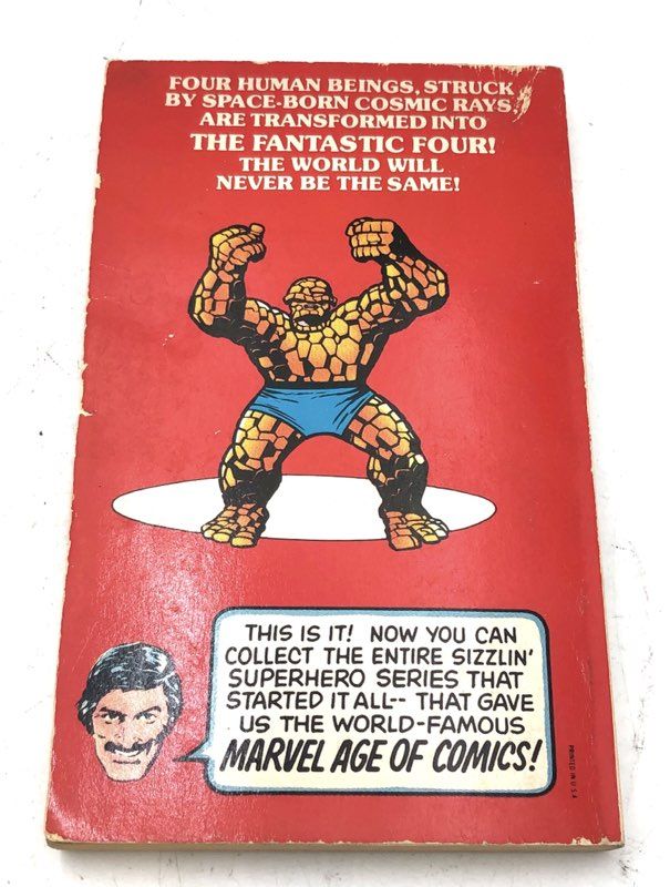 Vintage Marvel DC Comic Pocket Book Lot Spider-Man Fantastic Four 4 Books