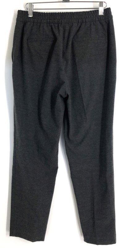 Gerard Darel Women's Gray Drawstring Elastic Waist Tapered Trousers Size 38