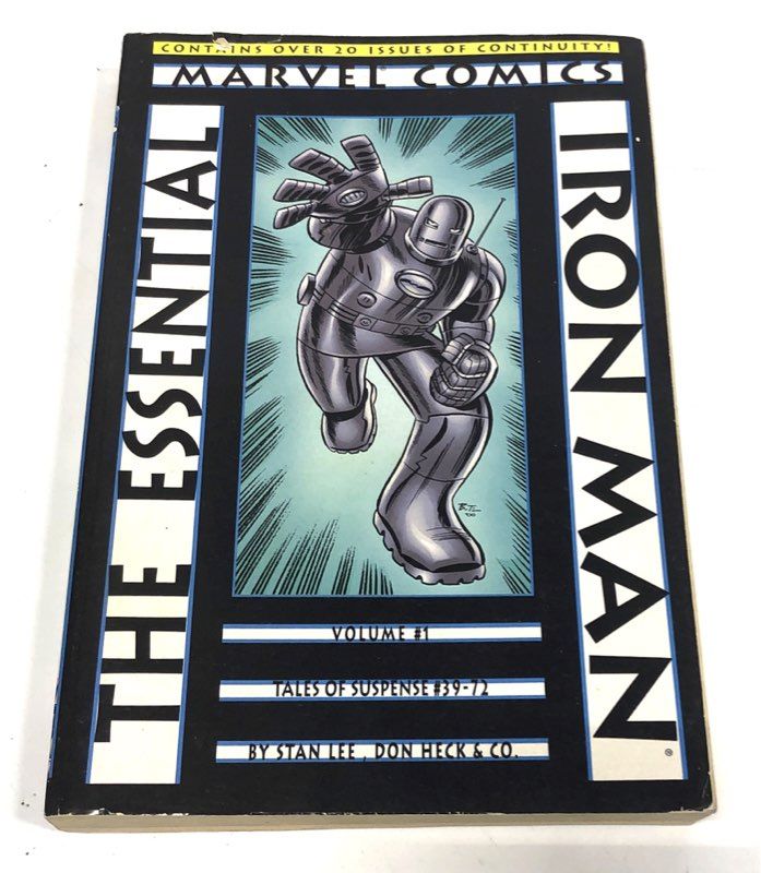 Warlock Starlin + Essential Iron Man Lot of 3 Marvel Comics Graphic Novels TPB