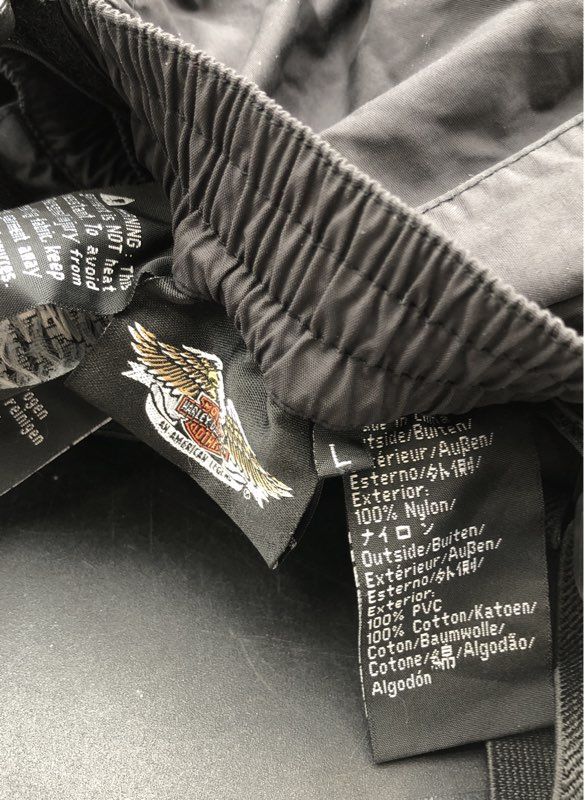 Harley-Davidson Men's Black Riding Overall Bib - Size L