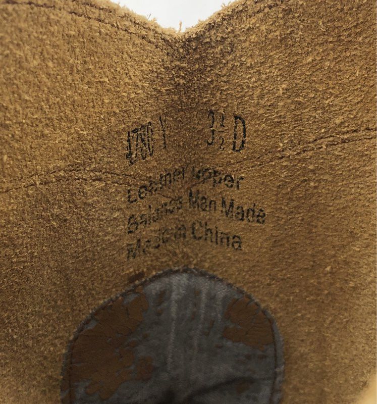 Justin 4760 Tan Brown Leather Wellington Pull On Work Boots Men's Size 8.5D