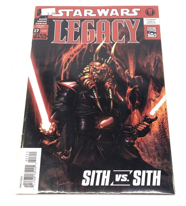 Star Wars Legacy #27 Dark Horse 2008 Sith vs Sith Darth Krayt Ostrander
