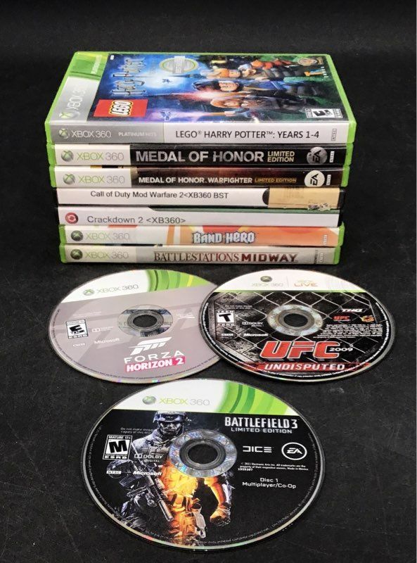 LEGO Harry Potter Forza Horizon 2 10 Xbox 360 Game Lot Medal of Honor COD