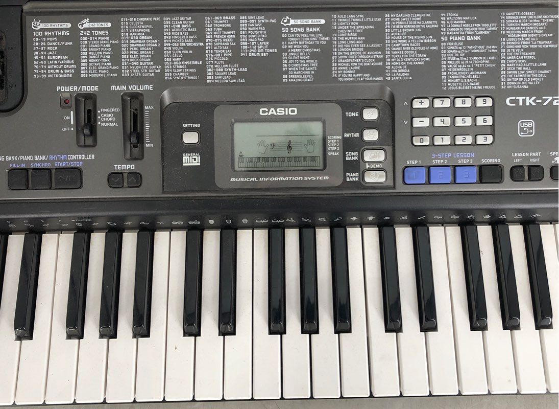 Casio CTK-720 61 Key Portable Electronic Keyboard