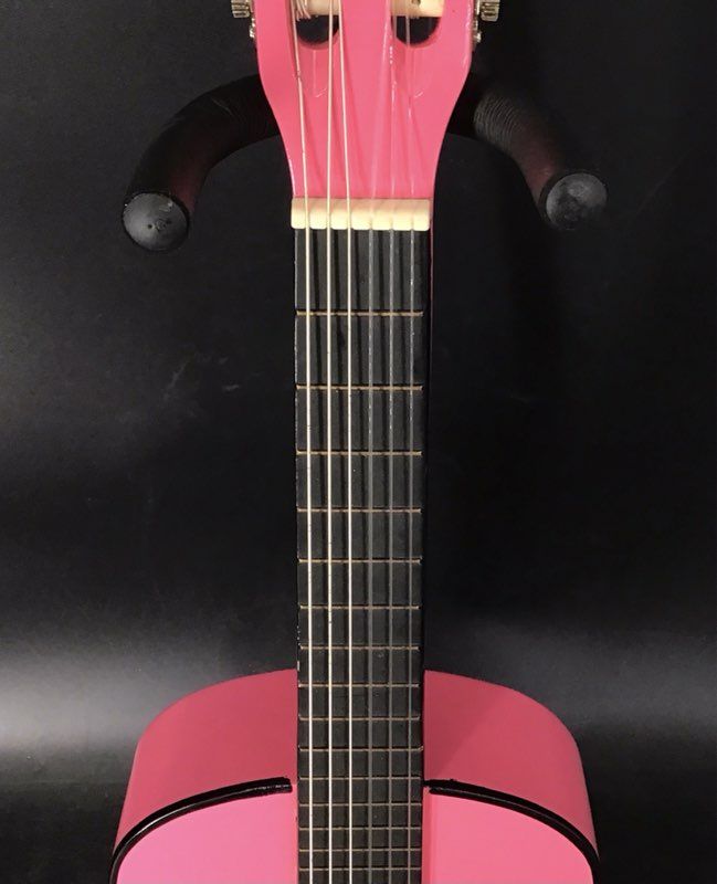 Music Alley Pink Musical Instrument 6 String Acoustic Guitar