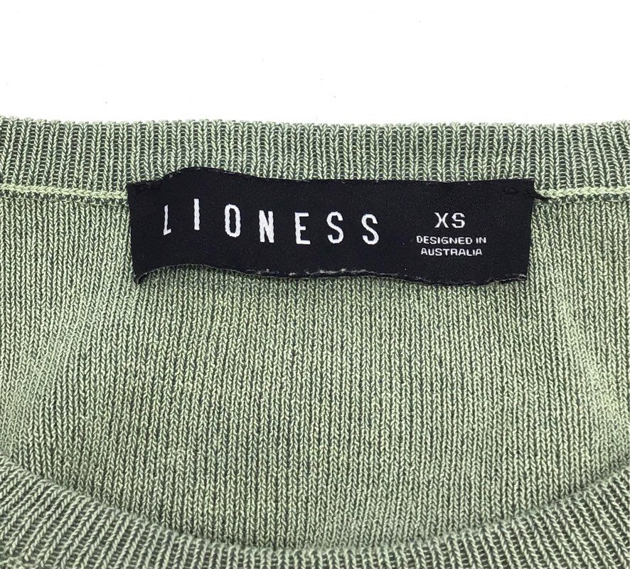 Lioness Women's Sage Green Military Minds Ribbed Ruched Mini Dress Sz XS
