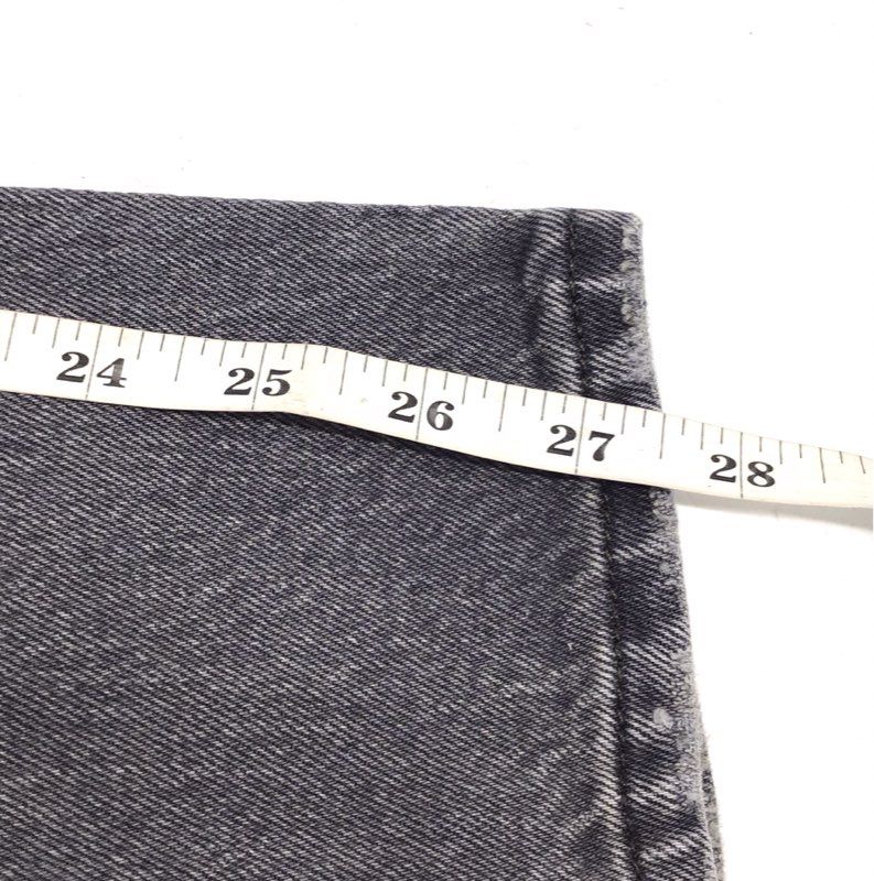 Levi's Women's 501 Original Gray High Rise Distressed Button Fly Jeans Sz 25x28