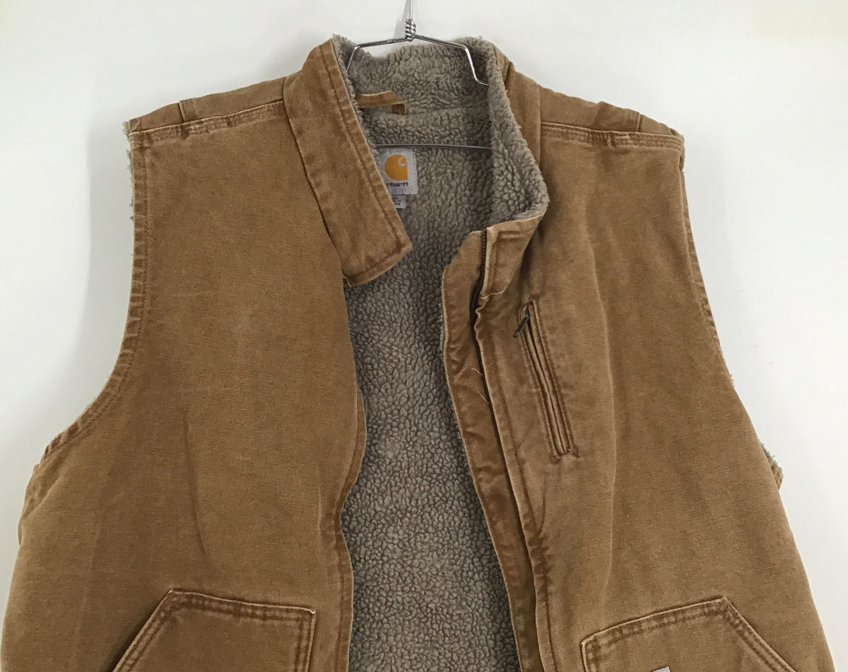 Carhartt Brown Sherpa Lined Vest - WV001-211 - Women&#39;s Size XXL (20)