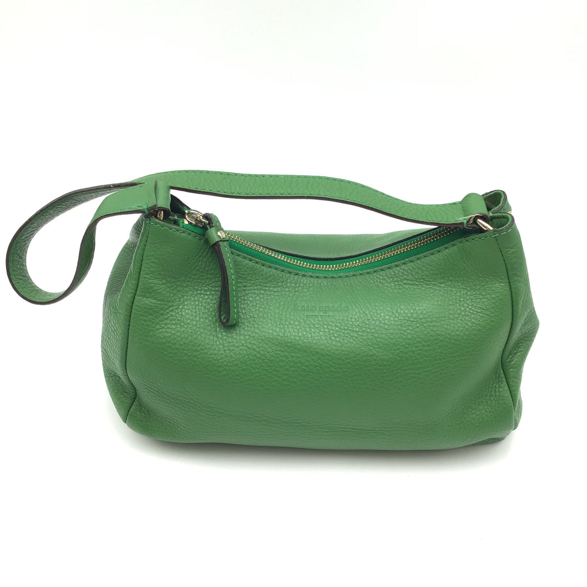 Authentic Kate Spade New York Green Leather Luxury Shoulder Bag - COA Included