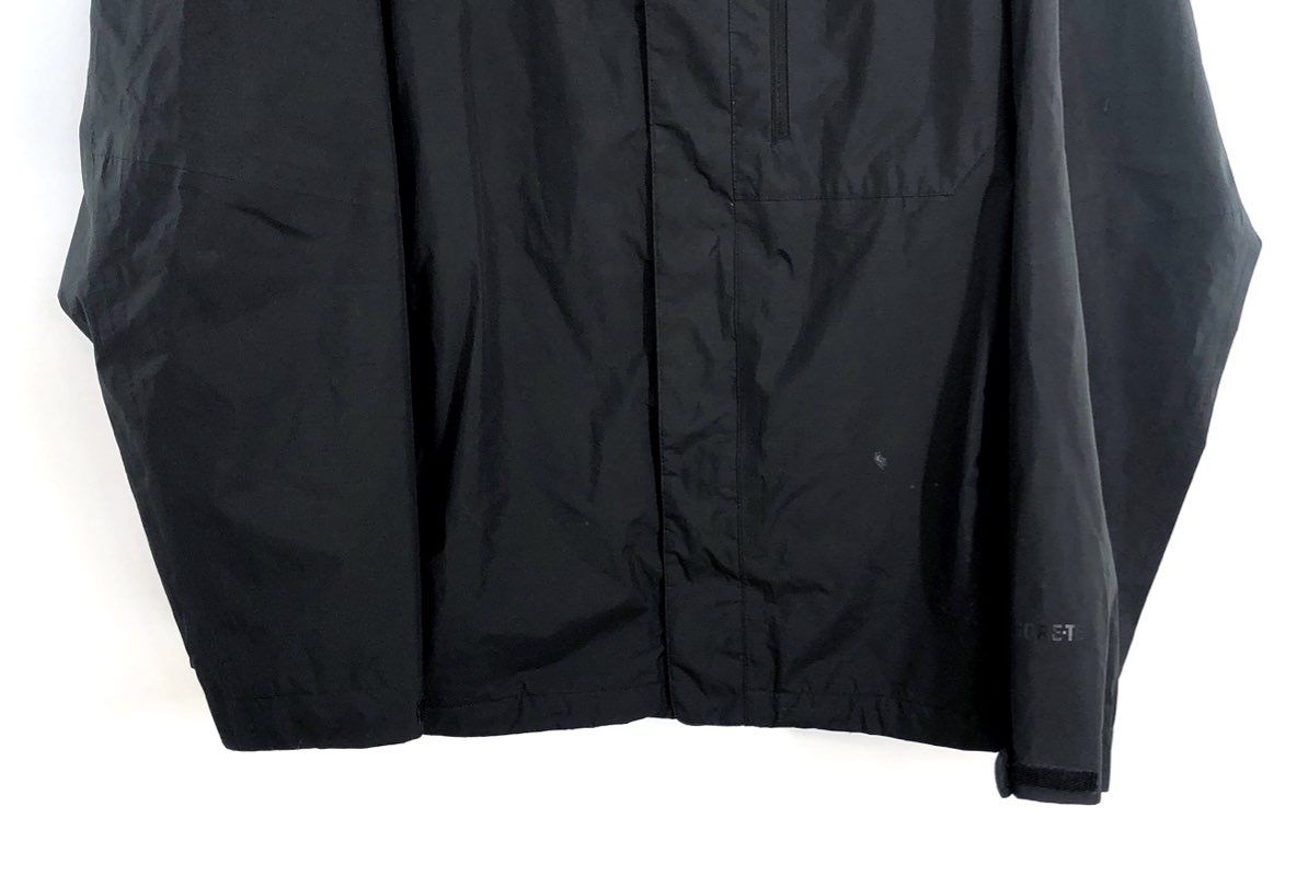 The North Face Men's Black Gore-Tex Full Zip Rain Shell Jacket Size XL