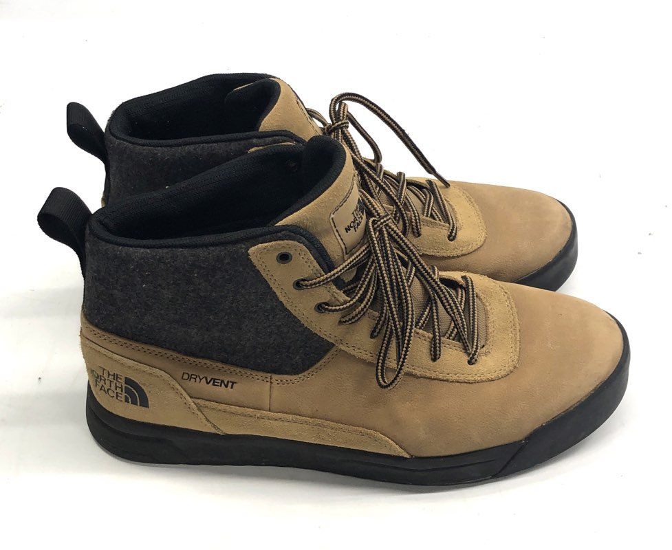 The North Face Berkeley IV DryVent Tan Grey Waterproof Sneaker Boots Size 10.5