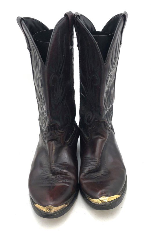 Laredo 12628 Dark Cherry Brown Western Cowboy Boots Men's Size 12 EW