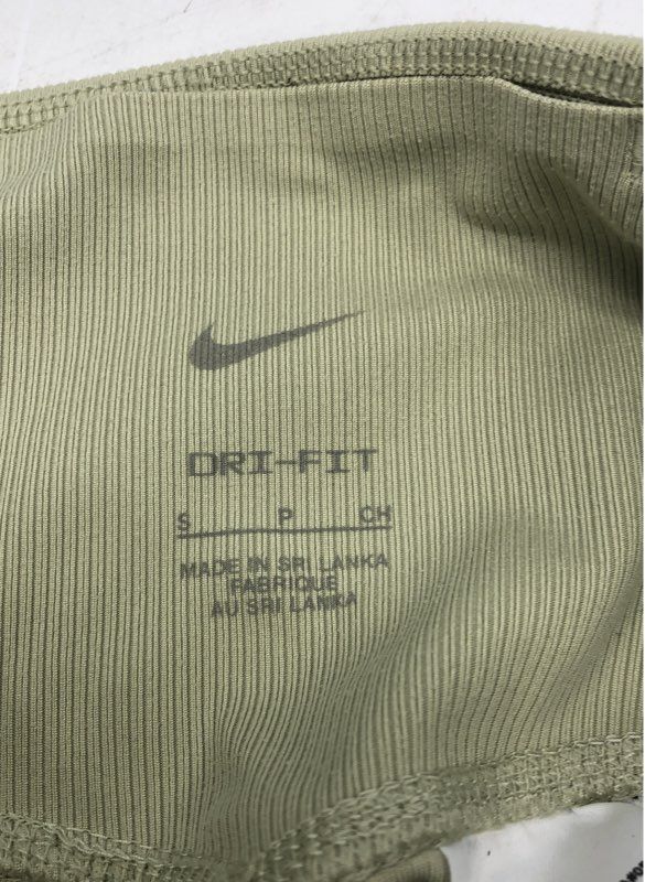 Nike Women's Yoga Dri-FIT Luxe Ribbed High Rise Leggings Sage Green Sz S