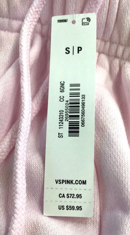 NWT Victoria's Secret Women's Pink Jogger Pants - Size S