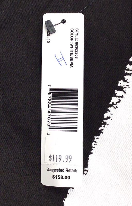 NWT Company Ellen Tracy Men's Black Sepia Trouser Pant - Size 10