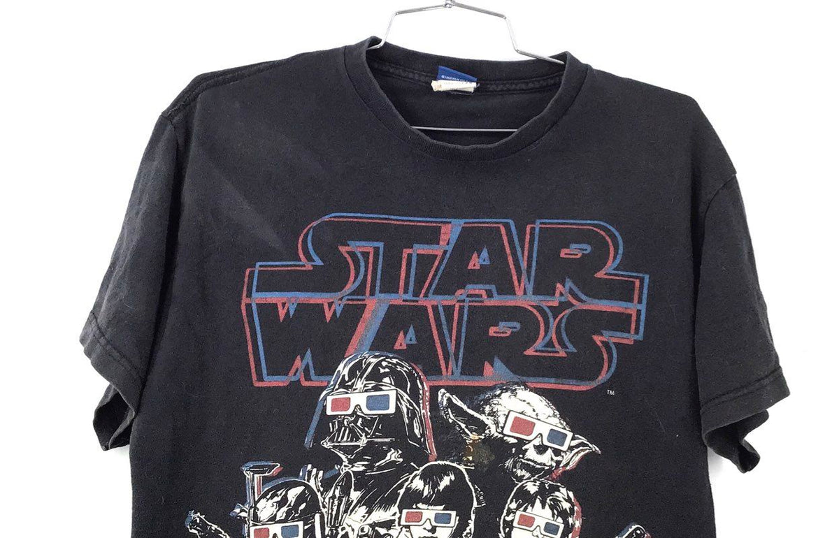 Star Wars Men's Black T-Shirt - Size M