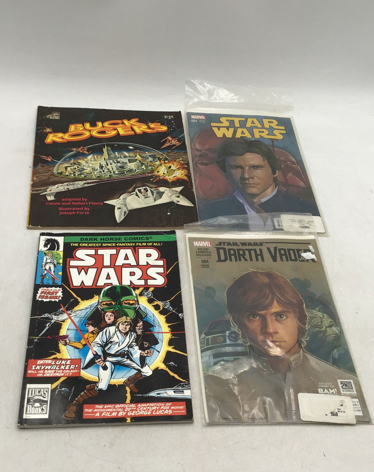 Marvel Star Wars Dark Horse, Buck Rogers &amp; More Comic Book Lot Of 4