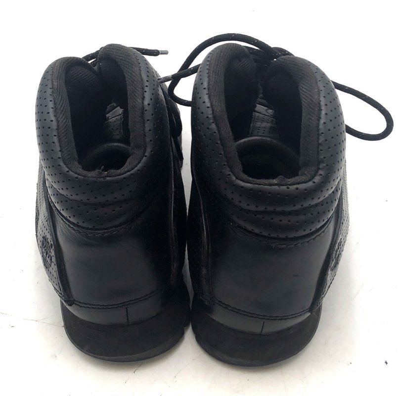 Timberland 58006 Black Perforated Leather Mid Top Sneakers Men's Size 10.5 M