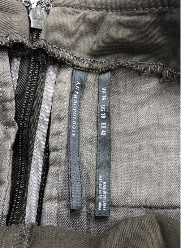 NWT Anthropologie Women's Moss Utility Cargo Shorts - Size 10