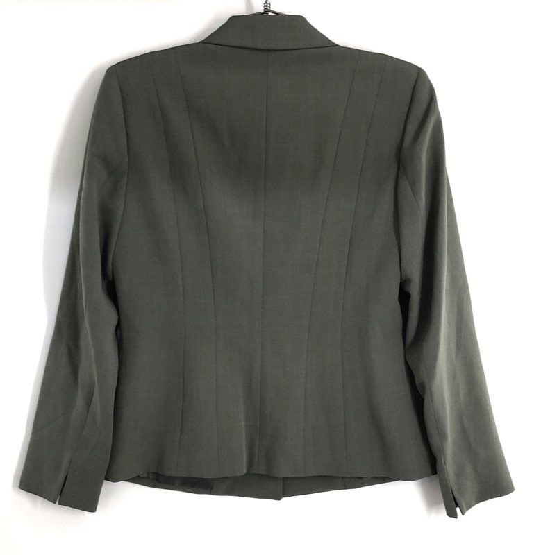 Kasper Women's Dark Sea Stone One Button Tailored Blazer NWT Sz 6