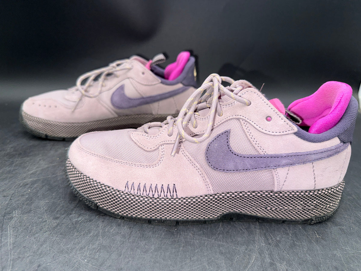 Nike Air Force 1 Wild Light Violet Sneakers COA Women's Size 8