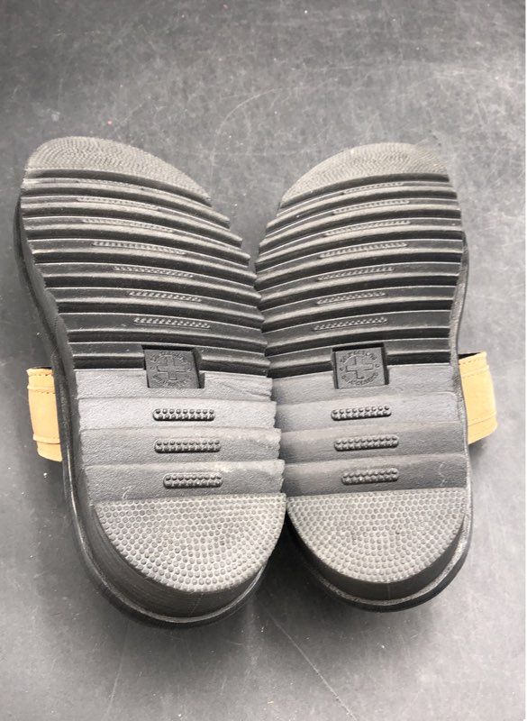 Dr. Martens Women's Myles Tan Slip-On Sandals - Size 7