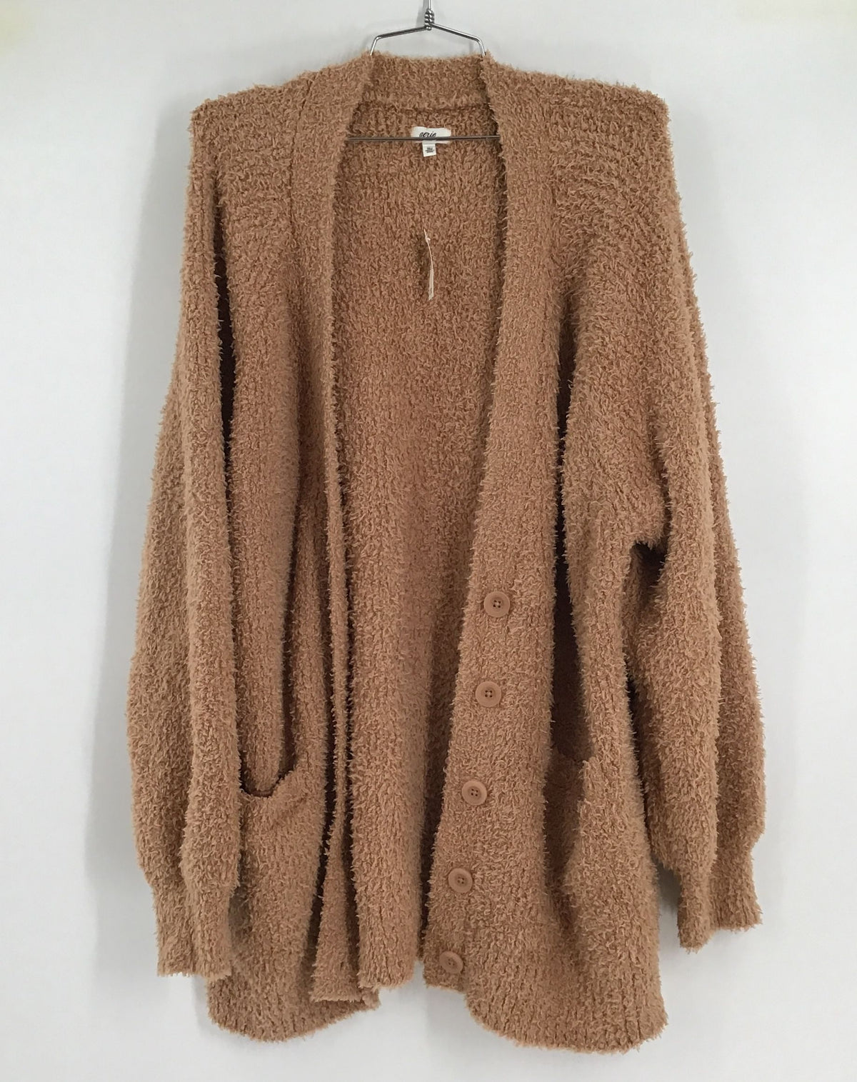 NWT Aerie Women&#39;s Brown Long Sleeve Cardigan Sweater - Size Large