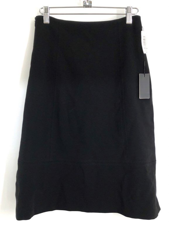 Babaton Aritzia Women's Black Fine Japanese Fabric Midi Skirt NWT Size 4